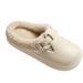 Thick-Soled For Women, Autumn And Winter Indoor Home Fleece-Lined Warm Retro Shoes, Versatile Outdoor_vogvips.com