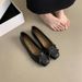 Ladies' Square Toe Shallow Mouth Single For Women 2025 Spring And Autumn New French Evening Style Gentle Fairy Flat_vogvips.com
