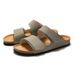 RUIZUSTOCK Cork Slippers Trendy Student One-Strap Double Strap Men's Beach Shoes Nubuck Leather_vogvips.com