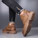 New Leather Spring Men's Shoes High-top Men's Heightening Tooling Martin Boots_vogvips.com