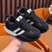 Girls' Leather Sneakers 2026 Spring And Autumn New Lightweight Soft Sole Children's Training Breathable Boys' Running_vogvips.com