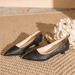 Women's Shoes Casual Business Wedding Party Cheongsam Champagne Pointed High Heels Women's Horse Face Skirt Shoes Wedding Shoes Women_vogvips.com