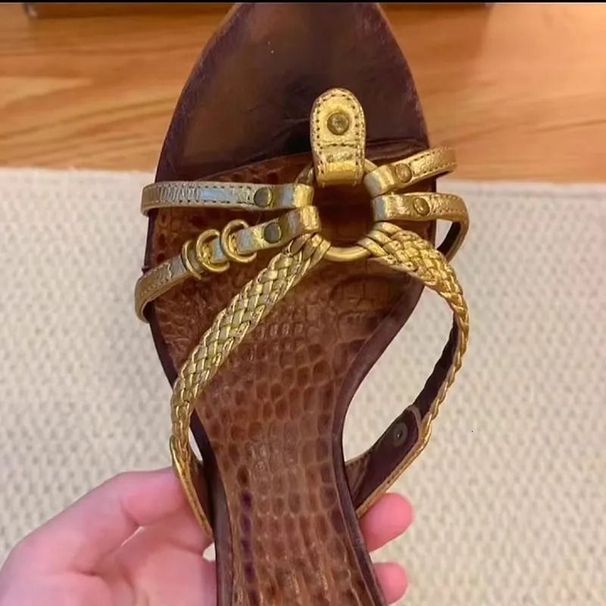 Women Weaving Cross Leather Crystal Heels Open Hollow Shallow Elegant Sequins Stiletto Sandals Dress Shoes 250418_vogvips.com