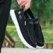 Popular Canvas Small Daisy Men's Old Beijing Cloth Shoes, Slip-on Casual Comfortable Breathable Beggar Shoes_vogvips.com