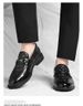 Men's Genuine Leather Crocodile Pattern Slip-On Loafers Comfortable Casual Dress Shoes_vogvips.com