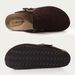 Crestar Women's Suede Clogs Leather Mules Cork Footbed Sandals Potato Shoes With Arch Support Fashion Leather Mules Shoes_vogvips.com