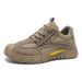 Euro Step Men's Safety Spring Autumn New Trendy Mesh Casual Lightweight Versatile Sneakers Low-top Breathable Work Shoes_vogvips.com