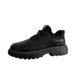 MOSSHARKLO Men's Casual Derby Shoes With Height Increase - Breathable PU Leather Low-Cut Sneakers For Youth (Black)_vogvips.com