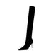 Women's Sexy Stiletto High Heel Over The Knee Boots - Pointed Toe Stretchable Stocking Boots For Night Out & Party Elastic Socks Boots_vogvips.com