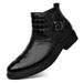 High-top Leather Shoes Casual Shoes Men's Formal Men's Cotton Shoes Velvet Casual Leather Shoes_vogvips.com
