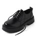 Men's Leather Summer Casual British Style Height Increasing Derby Shoes High-End Thick Sole Wedding Black Martin Boots_vogvips.com