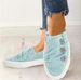 2023 Summer Wish Foreign Trade New Cross-Border Plus Size Denim Couple Style Button Loafers Women's Shoes_vogvips.com