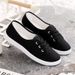 2025 Ew Comfortable Street Lace Up Fashioable Versatile Wome Flats Lady Classic Roud Toe White Cavas Shoes For_vogvips.com