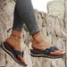 Sandals 2025 Summer New Three Flower Slippers Thick Bottom Drag Clip Toe Beach Flip-flops Women Sandals_vogvips.com