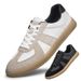 Dexun Shoes Men's Shoes Breathable Little White Shoes Flat-soled Canvas Sports And Leisure Hollow Mesh Board Shoes_vogvips.com