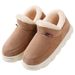 Slippers Home New Style Old Cotton Shoes Women Outdoor Wear Back Heel Fleece Lined Indoor Warm Thick Sole Men Snow Boots_vogvips.com
