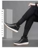 Men's Height-increasing Leather Shoes, Breathable Board Shoes, Boys' White Shoes, Students' Sports And Leisure_vogvips.com