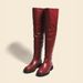 2025 Autumn Winter New Large Size 41-43 Over-the-Knee Women Square Heel Elastic Fashion Sleeve Long Boots_vogvips.com