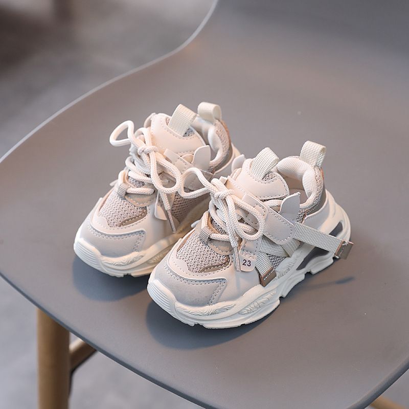 Girls' Dad 2026 Spring And Autumn Model Mesh Manufacturer Wholesale Boys' Sports Trendy Children's Running Shoes_vogvips.com