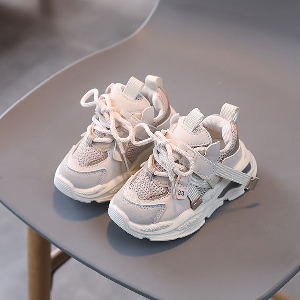 Girls' Dad 2026 Spring And Autumn Model Mesh Manufacturer Wholesale Boys' Sports Trendy Children's Running Shoes_vogvips.com