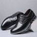 Carefully Selected Leather With Soles And Soft Leather, Casual For Autumn, Black British-style Business Formal Work_vogvips.com