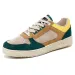 Mens Color Block Sneakers Suede And Leather Upper Casual Skate Shoes_vogvips.com