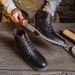 Men's Leather Boots Martin Boots Men's Boots Large Size Zipper Short Boots Men's Shoes High Top Shoes Desert Tooling Boots_vogvips.com