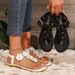Boho Women's Floral Thong Sandals T-Strap Flower Decor Flat Flip Flops Summer Beach Shoes_vogvips.com