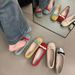 Candy Color Suede Round Head Single Shoes Women 2025 Spring And Summer New Shallow Mouth Flat Shoes Small Fragrant Wind Ballet Shoes Wholesale_vogvips.com