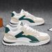 Spring New Breathable White Men's Trendy Versatile Sports Casual Running Ins Dad Shoes_vogvips.com