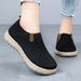 Women's Solid Color Versatile Casual One Foot Lazy Shoes, Soft That Are Not Tiring, Flat Soled Shoes For Women_vogvips.com