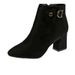 2024 Autumn And Winter New Thick Pointed Toe Suede High Heel Large Size Side Zipper Women's Short Boots_vogvips.com