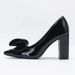 Fashionable Pointed-toe Patent Leather Saint-Lotus Blue And Black Women's High Heels, European Station Cross-border_vogvips.com
