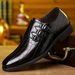 Men's new autumn and winter business casual shoes leather shoes spring and summer fashion trend business shoes_vogvips.com