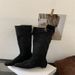 Inner Height Increase Over-the-Knee Slouch Riding For Women Petite High Western Cowboy Long Boots_vogvips.com
