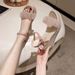 2026 Summer New Wedge Sandals With Thick Soles, Height-Increasing Rhinestone Women's Shoes, One-Strap High-Heel Platform_vogvips.com