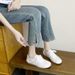 Ballet Style Satin Shoes For Women Niche Designer Fashion All Match Casual Shoes_vogvips.com