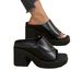 New Waterproof Platform Thick Bottom Flip-flops Wear Muffin Bottom High-heeled Slippers_vogvips.com