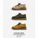 Tooling Shoes Men's Cattle Suede Round Head Platform Short Boots Men Wear Retro Casual Shoes To Increase Height And Prevent Skid_vogvips.com