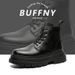 Men's Velvet Martin Boots, Locomotive Tooling, Thick-soled Heightening Boots, Darth Vader Medium Boots_vogvips.com