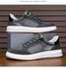 Hollow Hole Shoes Men's Sports Shoes Invisible Inner Height Increase Casual Mesh Board Shoes Men's Shoes_vogvips.com