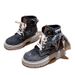 Ripped Denim Martin Boots For Women 2025 New Thick Sole Autumn Lightweight Breathable_vogvips.com