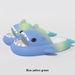 Summer Shark Slippers Women Shark Slides Beach Flip Flops Men Bathroom Home Anti-skid Flat Shoes Couple Funny Sandals Shoes_vogvips.com