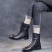 2025 Autumn Winter New Wom's Martin British Style Fashion Versatile Fleece Lined Warm Stylish Slim Short Boots For_vogvips.com