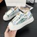 Women's Shoes Little White Shoes Canvas Shoes Women Thick Soled Bubble Shoes Open Mouthed Smile Little White Shoes Casual Sneakers_vogvips.com