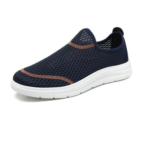 Summer Cross-border Plus-size Lightweight Casual Mesh Shoes, Comfortable And Breathable Slip-on Loafers For Men_vogvips.com