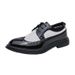 2025 Summer Breathable Brogue Large Size 38-47 Men's Patent Business Casual Leather Shoes_vogvips.com