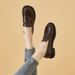 Women's Shoes Soft Sole Not Tired Feet Single Shoes Light Luxury High-end Loafers Women's Shoes One Pedal_vogvips.com