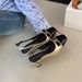 2025 New Arrival French Contrast-Color Hollow-Heel Pumps For Women Stylish And Versatile_vogvips.com