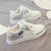 2024 New White Sneakers Women, Breathable Versatile Sports Casual Dad Shoes, Soft Sole Spring And Autumn Shoes For_vogvips.com